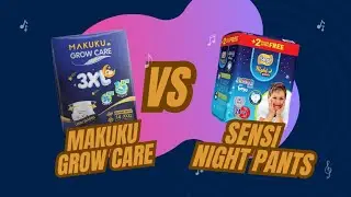 Battle Diapers Makuku Grow Care vs Sensi Night Pants