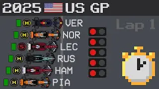 2025 United States Grand Prix Timelapse
