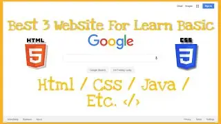 🔥Best 3 Website For Learn Html /Css / Java / etc. Basics 💯 |  Link In Description • Code with Vijay