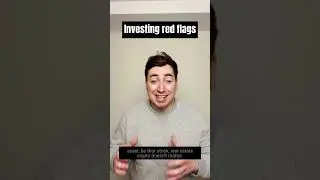 Investing red flags 🚩