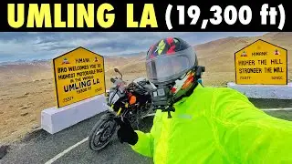 finally UMLING LA PASS done - HIGHEST MOTORABLE Road of the WORLD | IndiaRide Ep-72