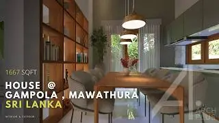 Sustainable House Design Sri Lanka | Nature-Friendly Home in Gampola Mawathura | Single Story House