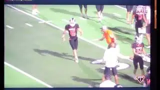 Rockford Rams football - Austin Harvey tips ball for an interception