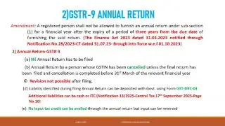 GST Audit 9 and 9C