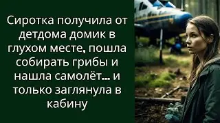 Сирота получила дом от детдома в глуши, пошла за грибами и нашла самолёт… Заглянув в кабину…