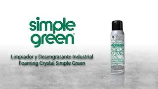 Simple Green Crystal Limpiador y Desengrasante Industrial. Espuma. 20 oz