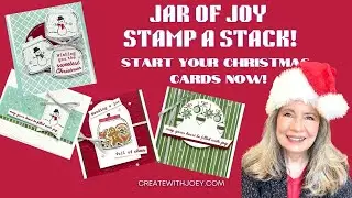Avoid Holiday Card Stress! | Jar of Joy Stamp-a-Stack Preview