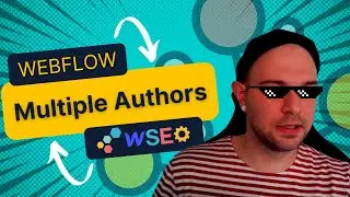 Multiple Authors on Webflow CMS - Quick How To - Help Guide #1