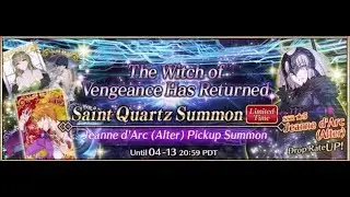 Fate Grand Order Gacha: Rolling for Jeanne Alter (Jalter) First attempt