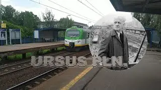 Warszawa Ursus P&oacute;łnocny, przystanek kolejowy, projekt Arseniusza Romanowicza