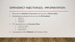 Dependency Injection(DI) Implementation in C#.Net | FAQ | Part 2