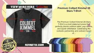 Premium Colbert Kimmel 28 Stars T-Shirt