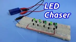 LED Chaser / Sequencer with Transistors - No IC&acute; s