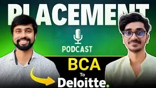 How a BCA Student Placed at DELOITTE | BCA TO DELOITTE | tier 3  Fresher Placement 2024