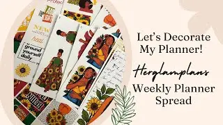 Decorating My Weekly Planner Spread | Isis Ella Jewels Stickers | B6 Planner