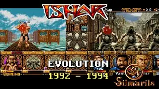 Evolution of Ishar (1992 - 1994) Silmarils - dungeon crawler first person RPG | Amiga DOS Atari ST