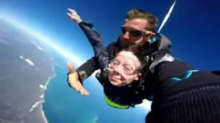 Tandem Skydiving Video - Skydive Jurien Bay - Gail Rasmussen