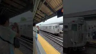 Train of Many Metals departs Kings Highway, POT 2025 #NYTransitMuseum