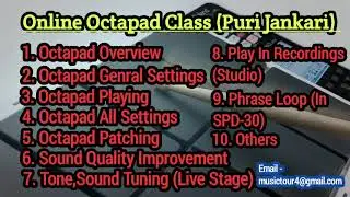 Online Octapad Class (Details) #Octapad_Kaise_Sikhe