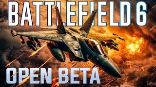 Battlefield 6 CLOSED BETA JET Gameplay.... (Dogfights, Missiles, Quadkills)