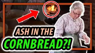 Making Cornbread in 1820 | Shucking, Shelling, and Baking on the American Frontier