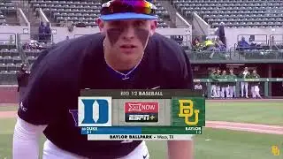 Baylor Baseball: Highlights vs. Duke (Game 1)