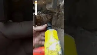 Remove rusted bolt