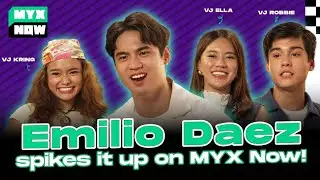 EMILIO DAEZ Talks About PBB, Love at First Spike, Bar Boys: After School & Roja | MYX NOW