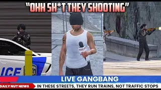 Peanut Films CG vs Cops Raid Shootout on the News | DNN | ProdigyRP