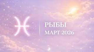 РЫБЫ март 2026 🌑✨ месяц любви и уверенности в себе