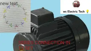 How To 1400 Rpm Moter winding series connection in 12 set