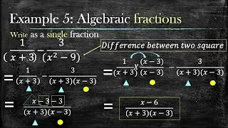 Algebraic Fractions NSSCO | Namibian Math | Syllabus