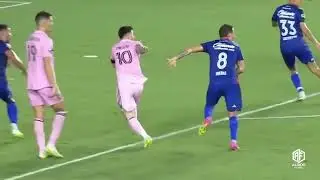 Lionel Messi and Busquets first match highlights