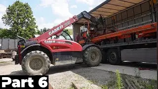 Sawmill Unloading From Truck - A Neighbor Came With His Fadroma - Part 6