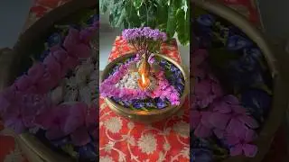 Floating flower arrangement #uruli #homedecor #divine #shortvideo #trending #youtubeshorts #flowers
