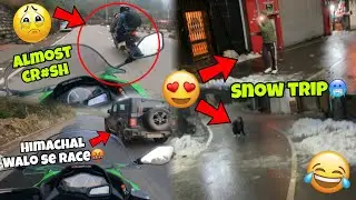 Thar Wants To Race in Shimla🥵 R15 Bach Gyi😱 Snow Trip Start Hogya🥶😍
