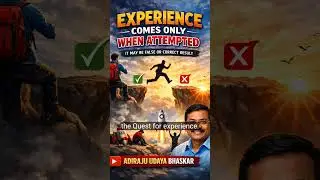experience you get when u start attending n attempt made