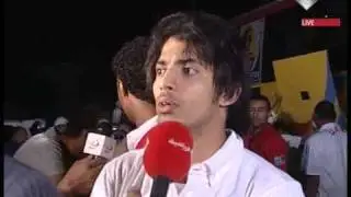 عبدالعزيز هيكل وذياب عوانه بعد مباره فنزيلا