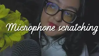 MIC SCRATCHING + CRINKLY ARTIFICIAL FLOWERS 💐 || #ASMR