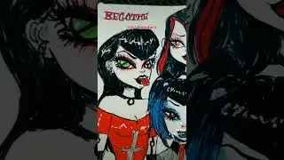 💀Begoths💀| bleedingedgedolls| drawing #gothic #goth #art #fanart #doll #dibujo #arte