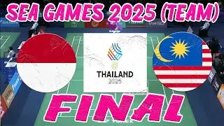 FINAL INDONESIA VS MALAYSIA  SEA Games 2025 (Team) MEN,S Live Stream Badminton