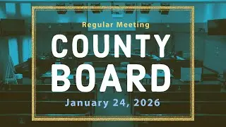 Arlington County Board Regular Meeting | January 24, 2026