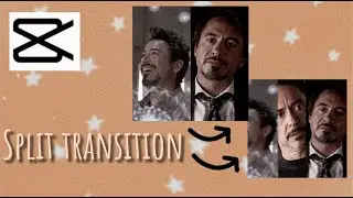 How to do the split transition on CapCut