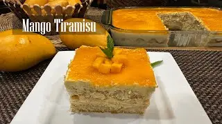 Mango Tiramisu || Easy No Bake Summer Dessert || Tiramisu With a Mango Twist Mangomisu Recipe - RKC