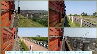 Daund - Ahmednagar line doubling and electrification, Solapur Division doubling