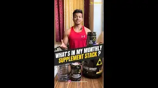What's in my monthly supplement stack? #fullydosed #supplements #wheyprotein #preworkout #fitness