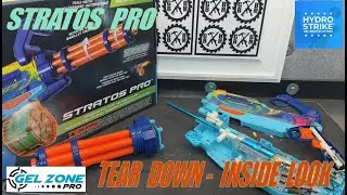 STRATOS PRO Blaster By Hydro Strike -Tear Down and Opened Up! Crazy Custom Coming Soon! #splatrball