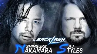 WWE Backlash 2017 Shinsuke Nakamura vs AJ Styles WWE 2K17 Match