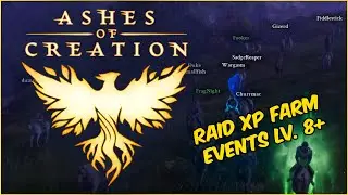 HEALER EVENT LEVELING GRIND |  ASHES OF CREATION (alpha II)