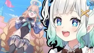 Mint's talk about shimiko, blue archive & Ayamy Sensei